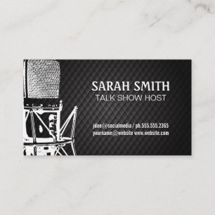 Podcast   Microphone Business Card