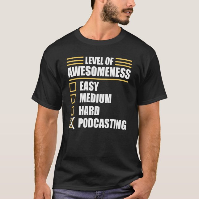 Podcast Podcaster Podcasting Podcast 1 T-Shirt (Front)