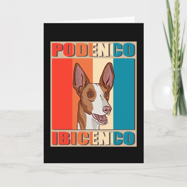 Podenco Ibicenco | Dog Owner Ibizan Hound Card (Front)