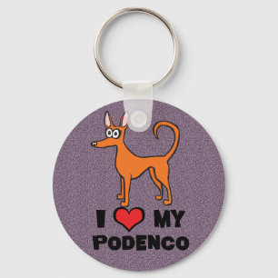 Podendo cartoon key ring