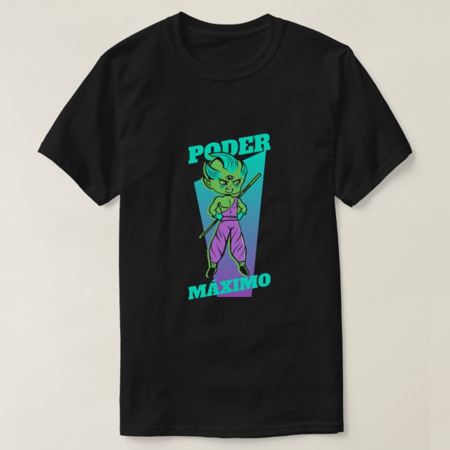 Poder maximo - shirt - t-shir - anime (Design Front)