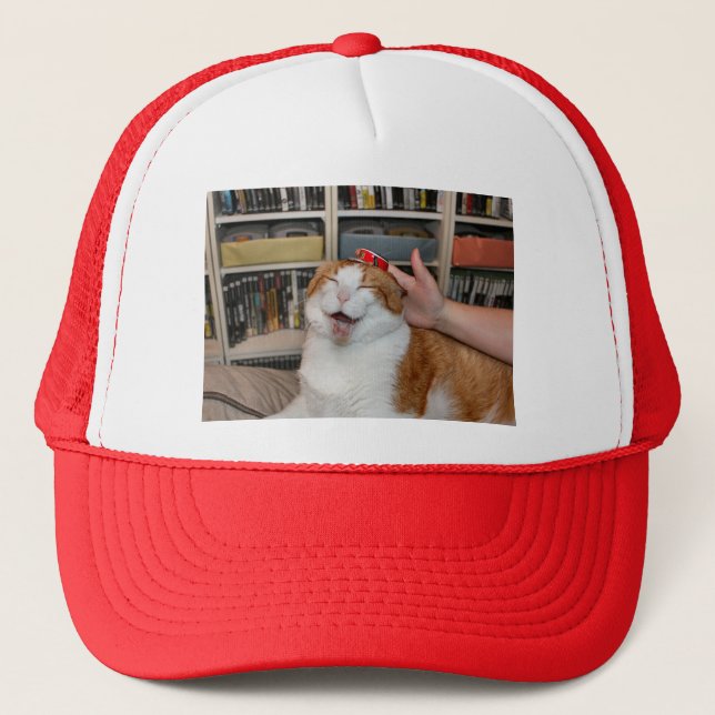 Podgy Scarlett Trucker Hat (Front)
