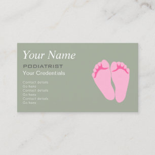 Podiatrist Chiropodist Appointment Business Cards