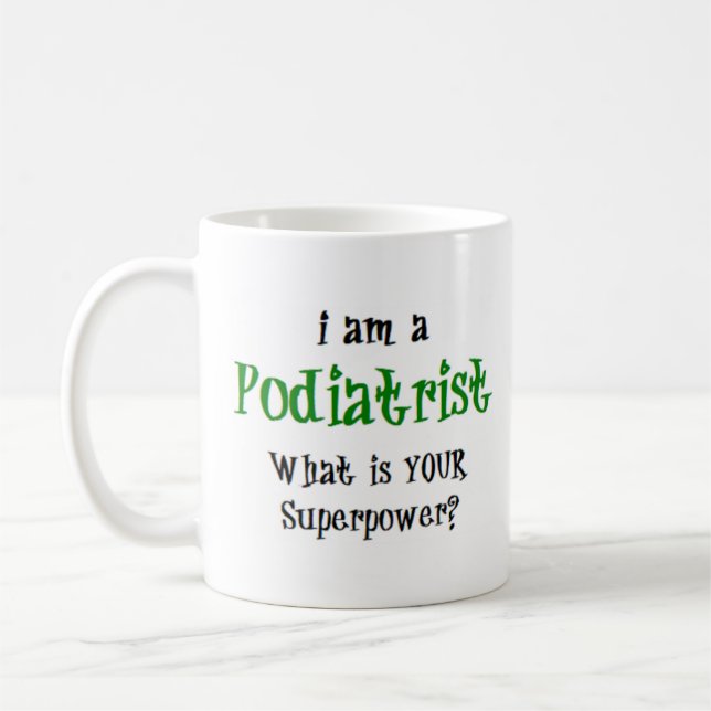 podiatrist coffee mug (Left)
