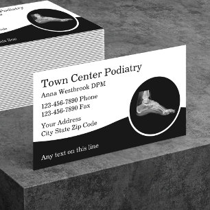 Podiatrist Foot And Ankle Business Cards