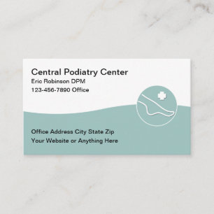 Podiatrist Foot Doctor Medical Business Cards