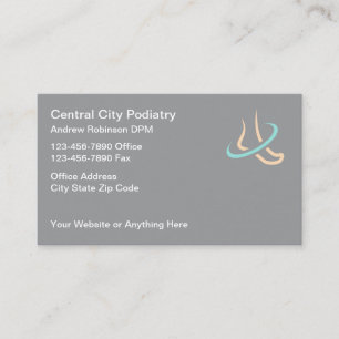 Podiatrist Foot Doctor Office Medical  Business Card