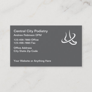 Podiatrist Foot Doctor Office Medical  Business Card