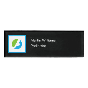 Podiatrist Foot Doctor Theme Staff  Name Tag