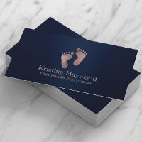 Podiatrist Foot Health Practitioner Navy Blue