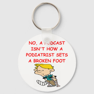 podiatrist key ring