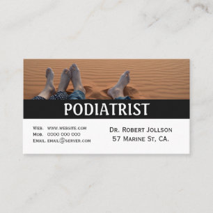 Podiatrist Medical Appointment Business Card