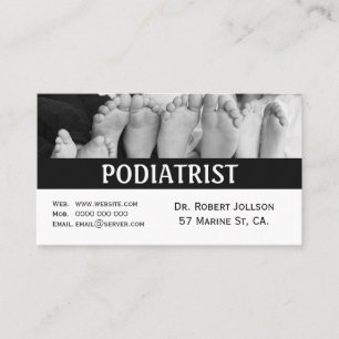 Podiatrist Medical Appointment Business Card