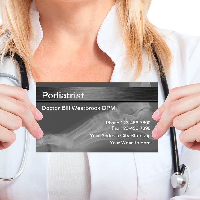 Podiatrist Medical Business Cards (Creator Uploaded)
