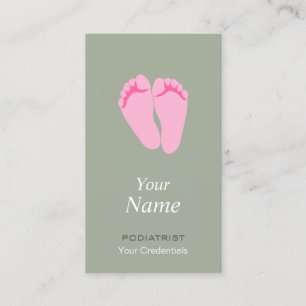 Podiatrist or Chiropodist Business Cards