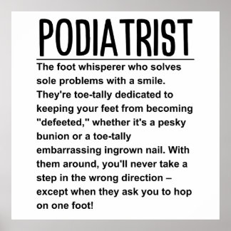 Podiatrist Poster