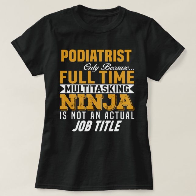 Podiatrist T-Shirt (Design Front)