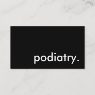 podiatry. business card