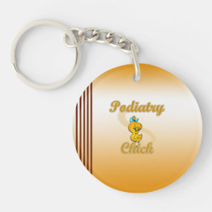 Podiatry Chick Key Ring