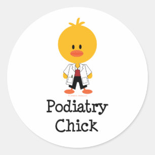 Podiatry Chick Stickers