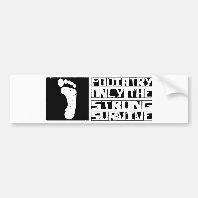 Podiatry Survive Bumper Sticker (Front)