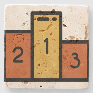 podium stone coaster