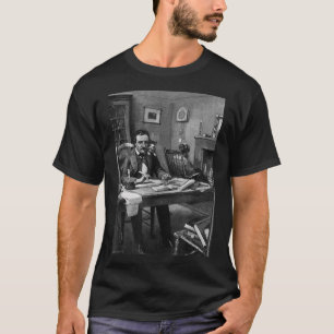 Poe Black CatVintage Cat Lover Edgar Allan Poe  T-Shirt