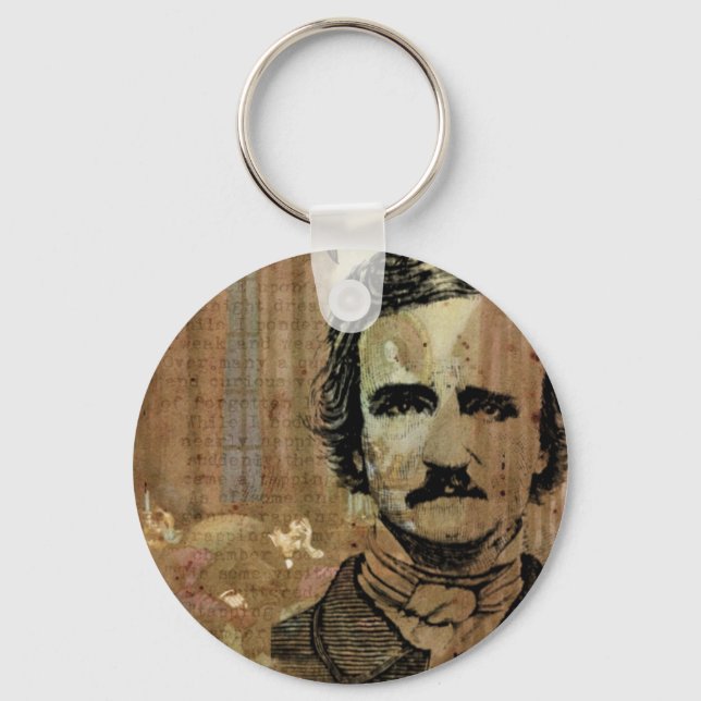 Poe Collage Key Ring (Front)