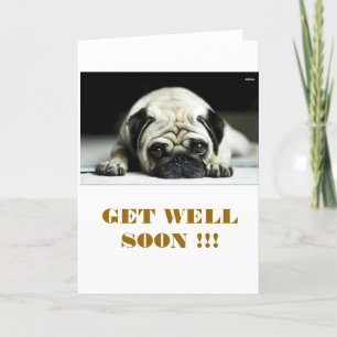 POE POE THE LITTLE PUG CARD