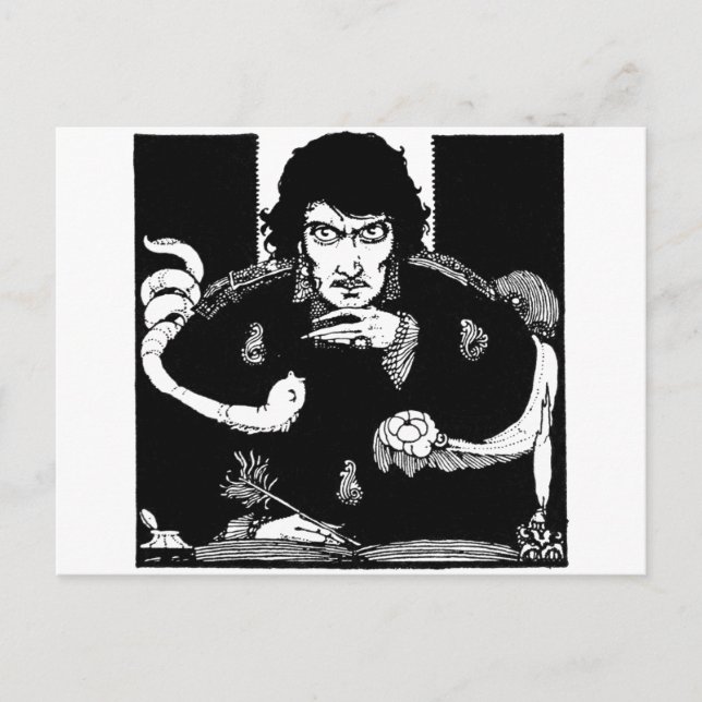 Poe Portrait Postcard (Front)