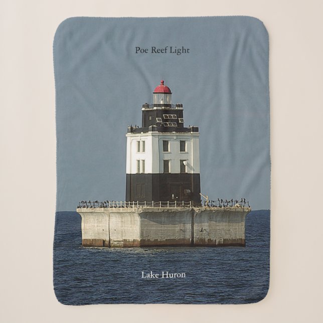 Poe Reef Light Sherpa blanket (Front)
