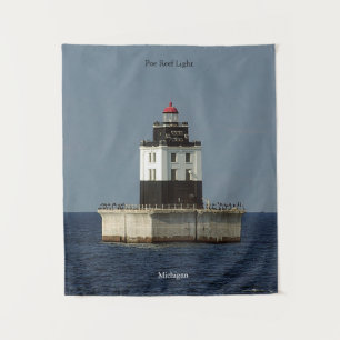 Poe Reef Light tapestry
