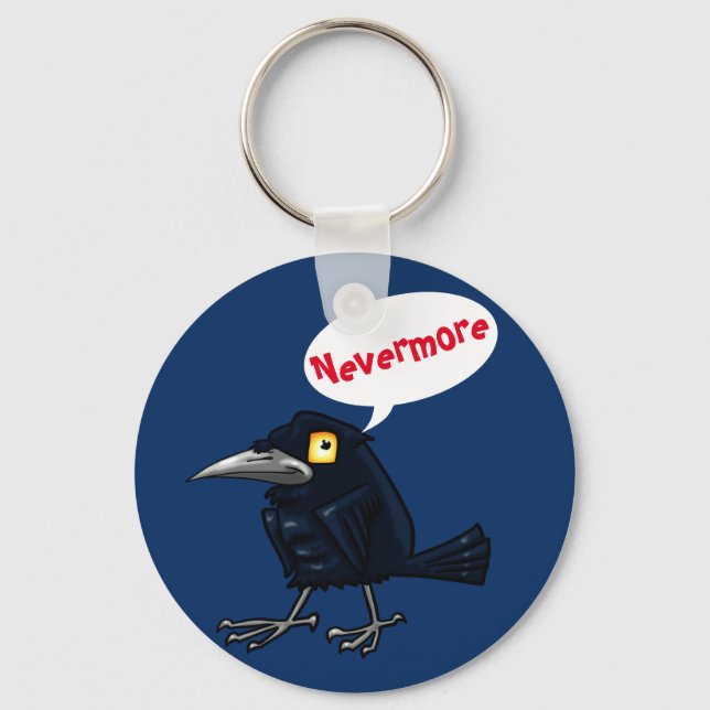 Poe’s Raven Key Ring (Front)