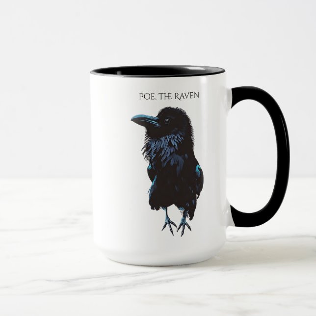 Poe the Raven Mug (Right)