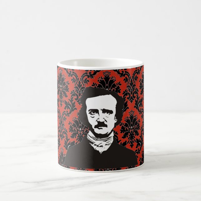Poe Victorian Wallpaper mug - red (Center)