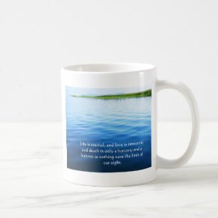 Poem About Death -  Inspirational Grieving Quote Coffee Mug