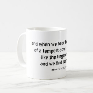 poem about life and love coffee mug