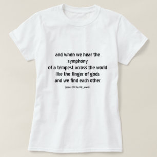 poem about life and love T-Shirt