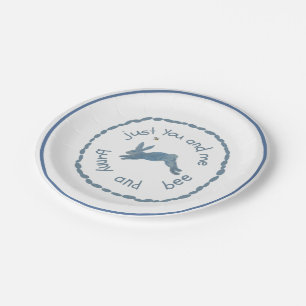 Poem Bunny Bee Bunnies Bees Baby Paper Plate