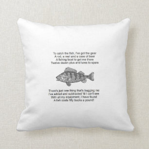Poem for the Fisherman Cushion