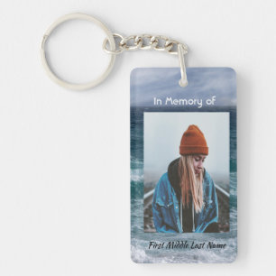  Poem Memorial Keepsake Ocean Sea Beach Key Ring