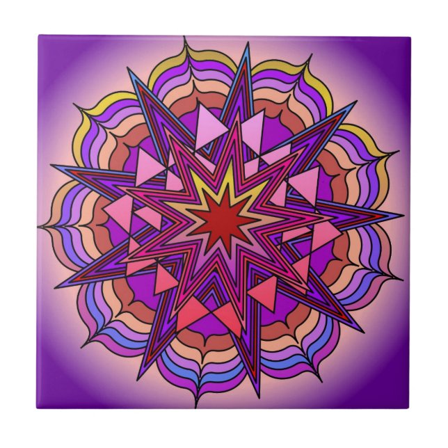 Poem of Light 19 Tile (Front)