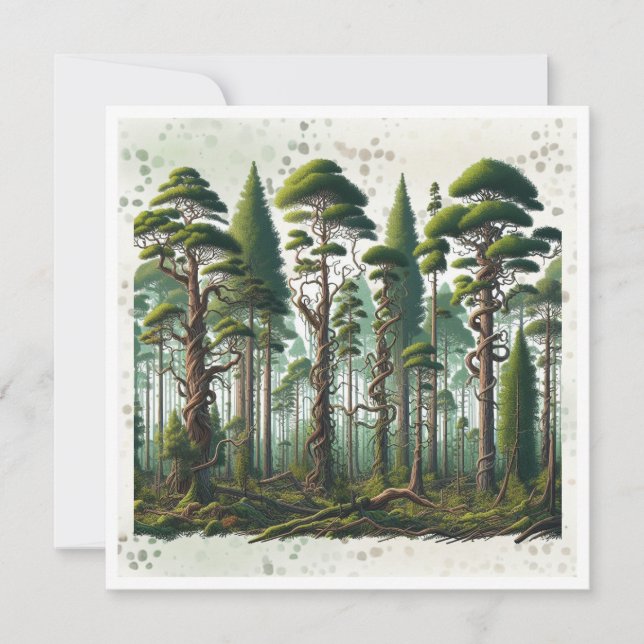 Poem on Forest of Trees Perspective (Front)