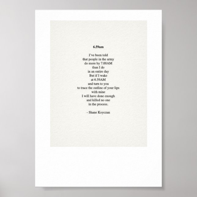 Poem Poster (Front)