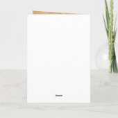 Poem Rainbow Bridge for Horses Sympathy Card (Back)