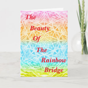 Poem: Reunion At The Rainbow Bridge POBY Folded Card