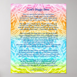 Poem: Special Memories Of A Pet, Poster (Matte)