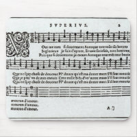 Poem to music by Jean Antoine de Baif