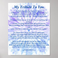 Poem: Tribute to a Deceased Pet PB Poster Matte