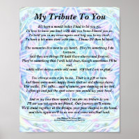 Poem: Tribute to a Deceased Pet PBP Poster Matte